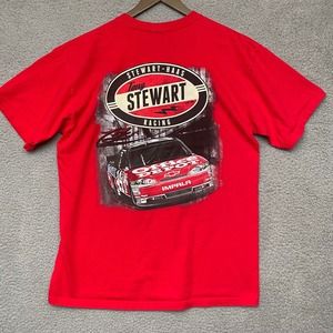 Tony Stewart Haas Racing Shirt Mens Large Red NASCAR Cup‎ Impala
